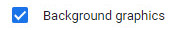 Chrome Background Settings